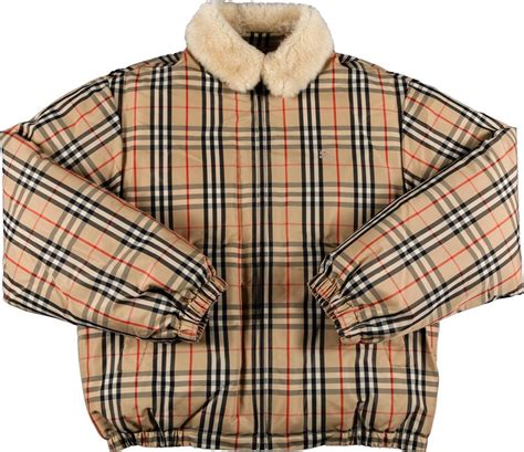 nike x burberry jacket|supreme x burberry goat.